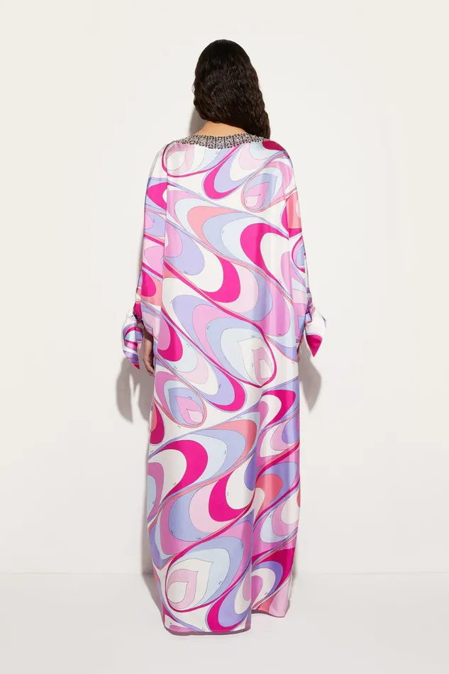 Kaftans Women PUCCI Onde Print Silk Kaftan
