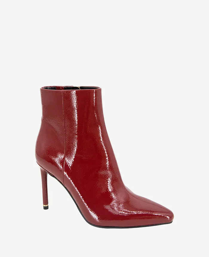 Kenneth Cole Boots and Booties Women Quincy Patent Heel Ankle Bootie Black Kenneth Cole Boots and Booties Women Quincy Patent Heel Ankle Bootie Black