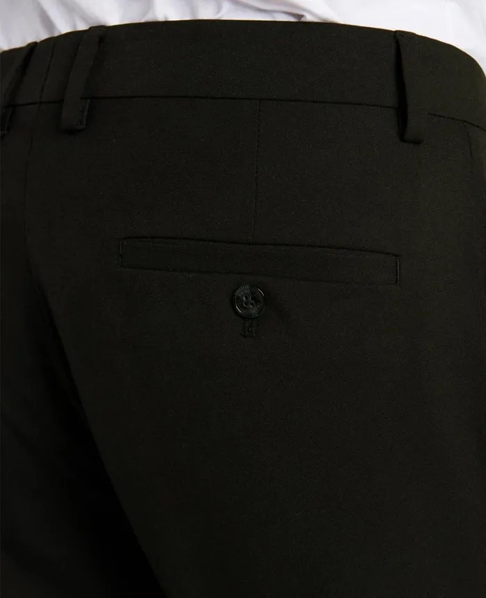 Kenneth Cole Dress Pants Men ModernFit Micro Check Stretch Trouser Black Kenneth Cole Dress Pants Men ModernFit Micro Check Stretch Trouser Black