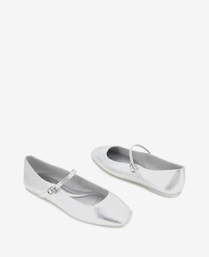 Kenneth Cole Flats and Loafers Women Jasper Metallic Leather Ballet Flat Metallic Kenneth Cole Flats and Loafers Women Jasper Metallic Leather Ballet Flat Metallic