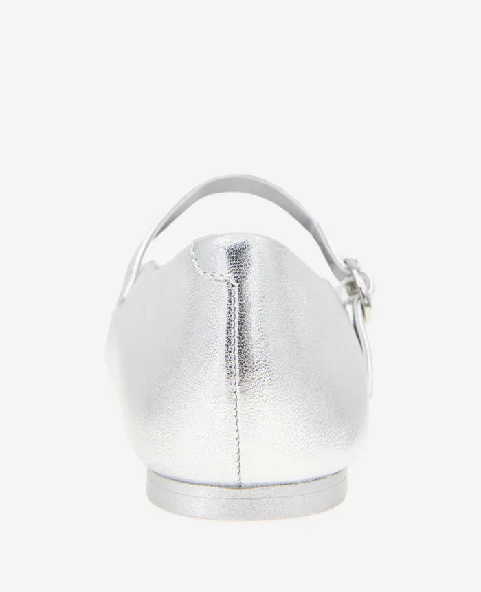 Kenneth Cole Flats and Loafers Women Jasper Metallic Leather Ballet Flat Metallic Kenneth Cole Flats and Loafers Women Jasper Metallic Leather Ballet Flat Metallic