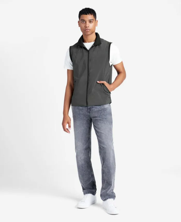 Kenneth Cole Jackets and Outerwear Men Lightweight WaterResistant Vest Grey