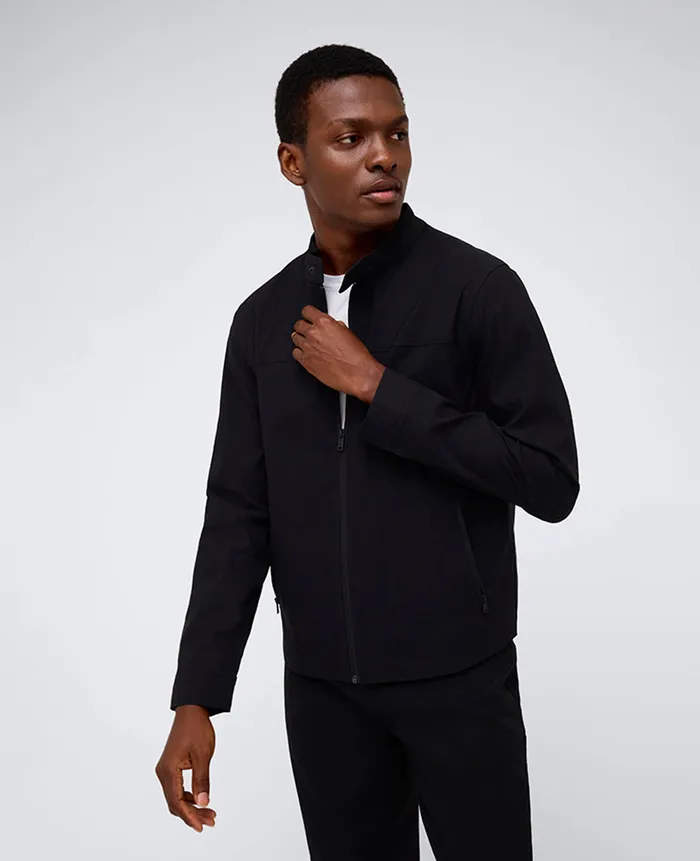 Kenneth Cole Jackets and Outerwear Men Simplified Utility Jacket Black