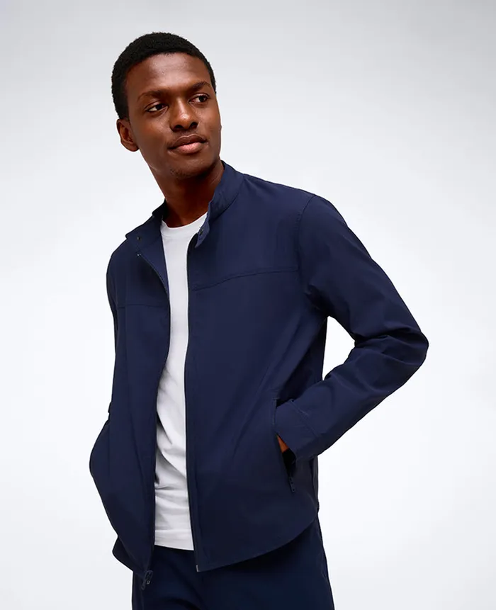 Kenneth Cole Jackets and Outerwear Men Simplified Utility Jacket Blue