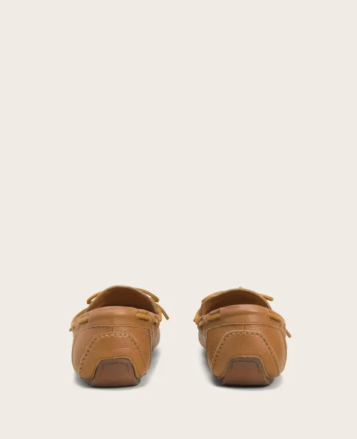 Kenneth Cole Loafers Men GENTLE SOULS 8211 Nyle Leather Driver Boat Shoe Brown