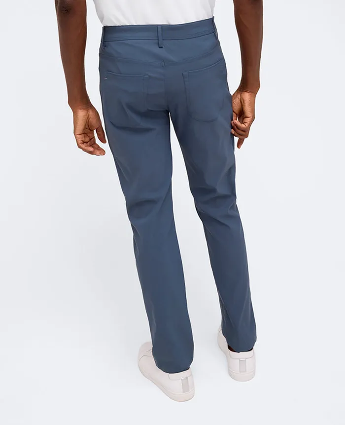 Kenneth Cole Pants Men Slim Tapered 5Pocket Pant Blue Kenneth Cole Pants Men Slim Tapered 5Pocket Pant Blue