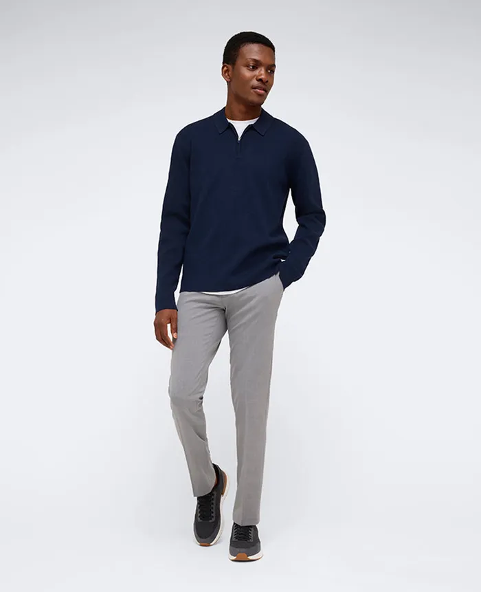 Kenneth Cole Polos and TShirts Men Long Sleeve Polo Sweater Blue Kenneth Cole Polos and TShirts Men Long Sleeve Polo Sweater Blue