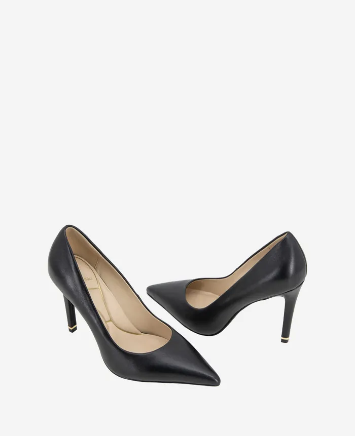 Kenneth Cole Pumps and Heels Women Bentley 100mm Leather Heel Black Kenneth Cole Pumps and Heels Women Bentley 100mm Leather Heel Black