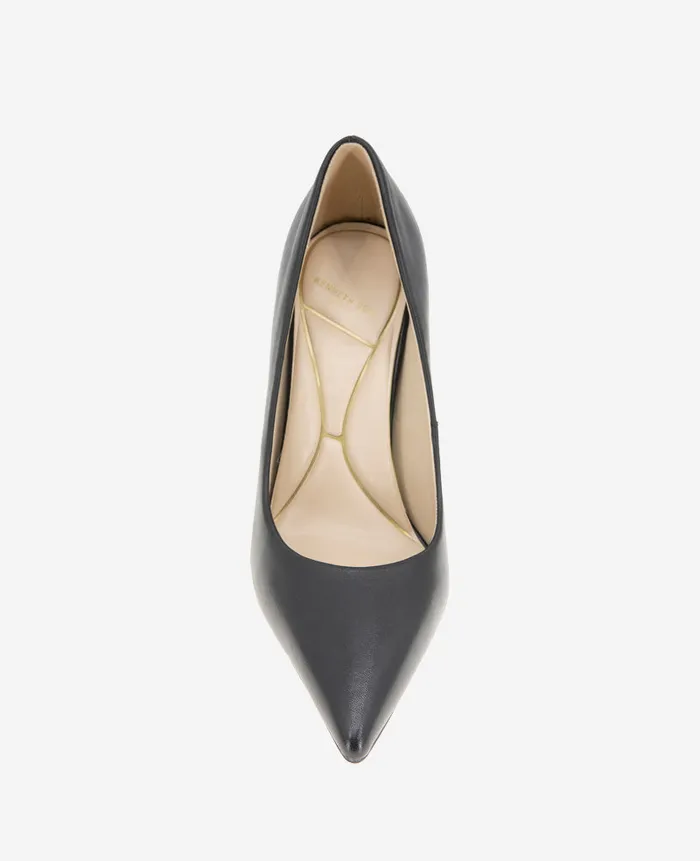 Kenneth Cole Pumps and Heels Women Bentley 100mm Leather Heel Black Kenneth Cole Pumps and Heels Women Bentley 100mm Leather Heel Black