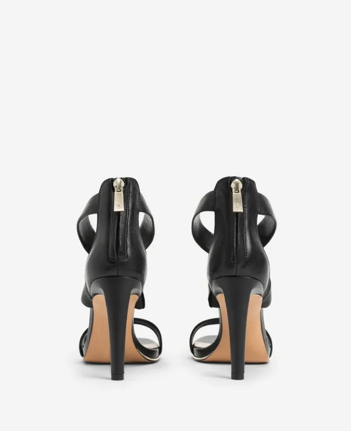 Kenneth Cole Pumps and Heels Women Brooke Cross Strap Heeled Sandal Black Kenneth Cole Pumps and Heels Women Brooke Cross Strap Heeled Sandal Black