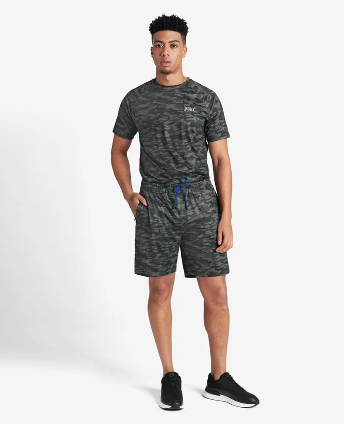 Kenneth Cole Shorts Men Active Stretch Short Black