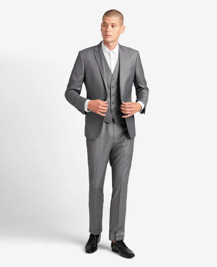 Kenneth Cole Suits and Suit Separates Men Ready Flex SlimFit Suit Separate Vest Grey Kenneth Cole Suits and Suit Separates Men Ready Flex SlimFit Suit Separate Vest Grey