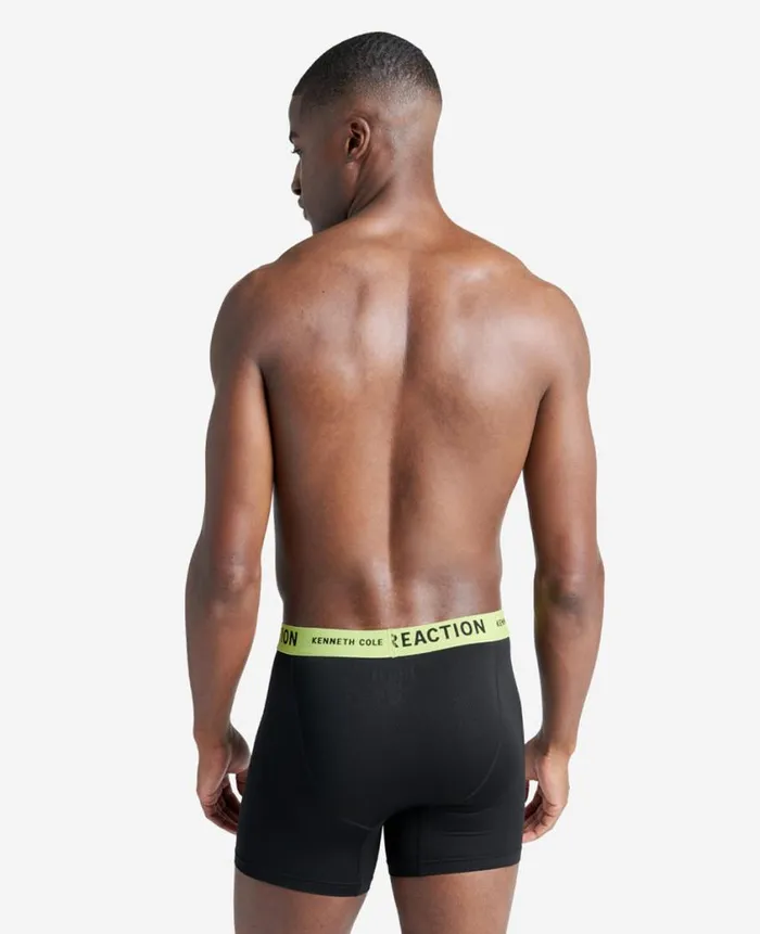 Kenneth Cole Underwear and Loungewear Men Micro Stretch Mesh Boxer Briefs 3Pack Black Kenneth Cole Underwear and Loungewear Men Micro Stretch Mesh Boxer Briefs 3Pack Black