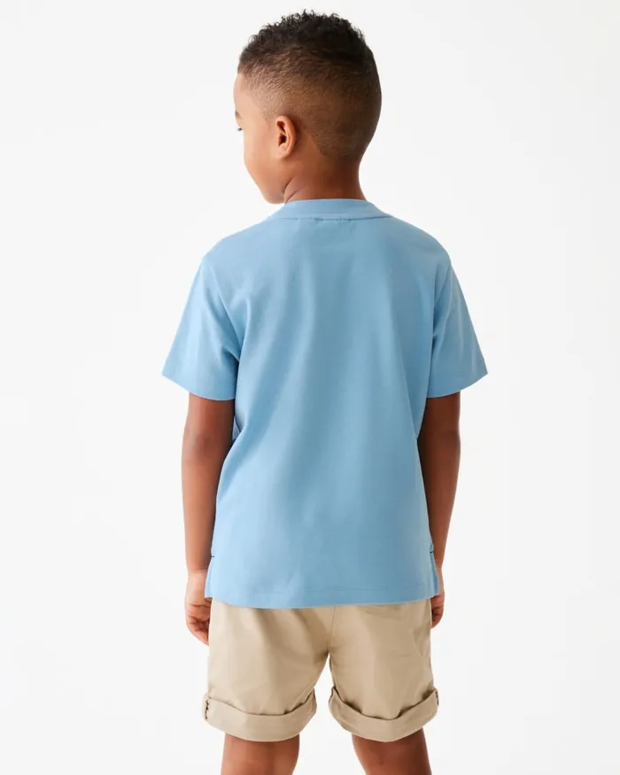 Kids CODRIN 8211 Branded Pocket Detail TShirt Blue Ted Baker Tops Kids CODRIN 8211 Branded Pocket Detail TShirt Blue Ted Baker Tops