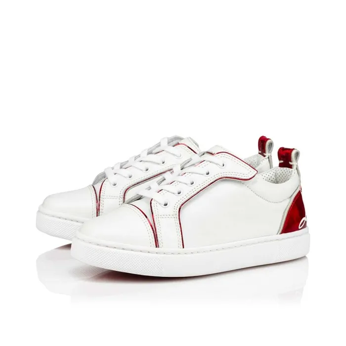 Kids Funnyto Lowtop Sneakers 8211 Calf Leather 8211 Loubi Christian Louboutin Sneakers