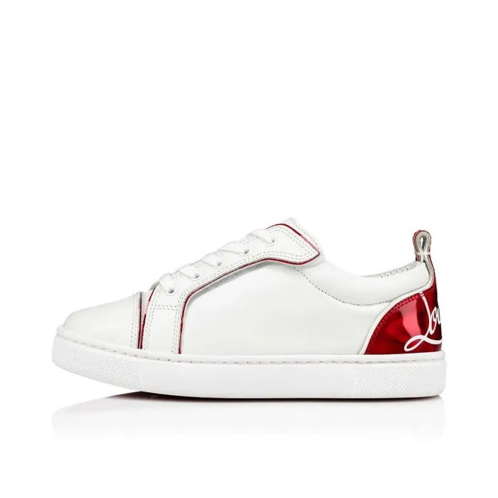 Kids Funnyto Lowtop Sneakers 8211 Calf Leather 8211 Loubi Christian Louboutin Sneakers