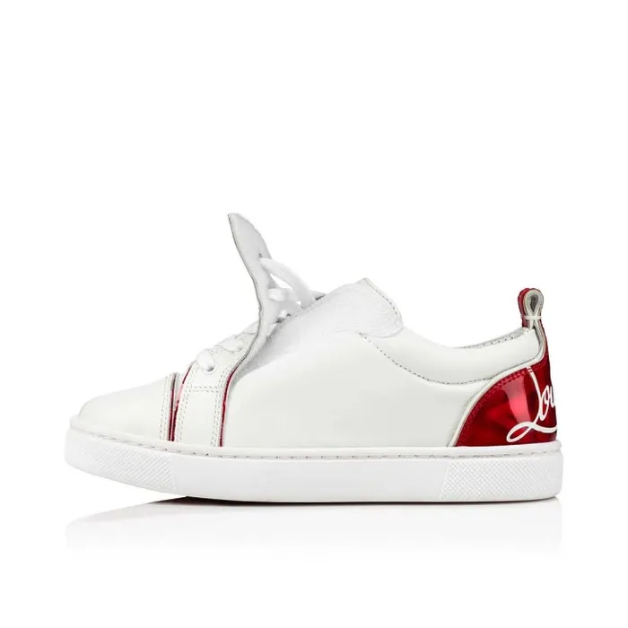 Kids Funnyto Lowtop Sneakers 8211 Calf Leather 8211 Loubi Christian Louboutin Sneakers