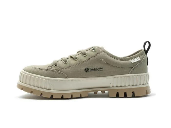 Kids PALLASHOCK LO ORGANIC 2 Eucalyptus PALLADIUM Sneakers