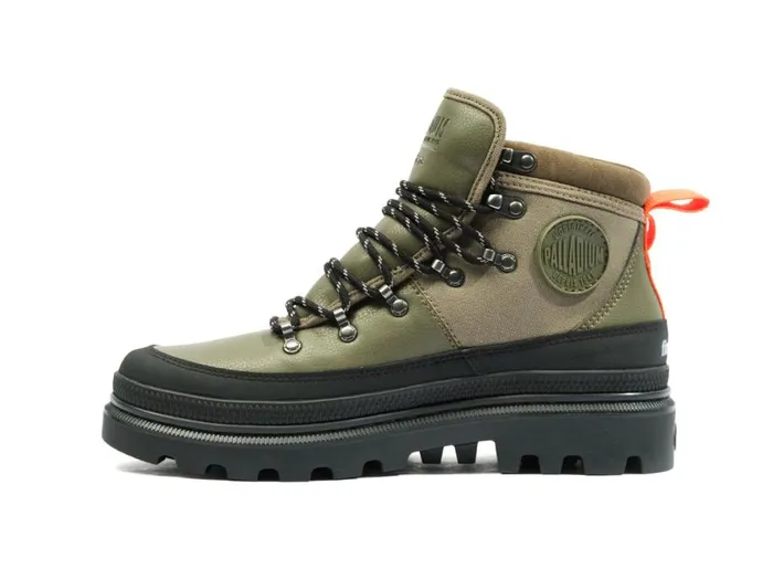 Kids PALLATROOPER HIKER WP X FINISTERRE Olive Night PALLADIUM Boots Kids PALLATROOPER HIKER WP X FINISTERRE Olive Night PALLADIUM Boots