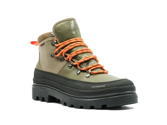 Kids PALLATROOPER HIKER WP X FINISTERRE Olive Night PALLADIUM Boots Kids PALLATROOPER HIKER WP X FINISTERRE Olive Night PALLADIUM Boots