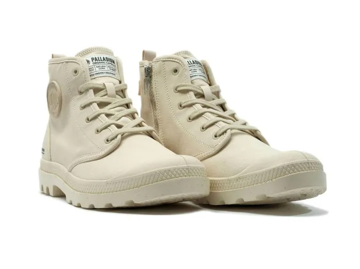 Kids PAMPA HI ZIP ORGANIC Sahara PALLADIUM Boots Kids PAMPA HI ZIP ORGANIC Sahara PALLADIUM Boots