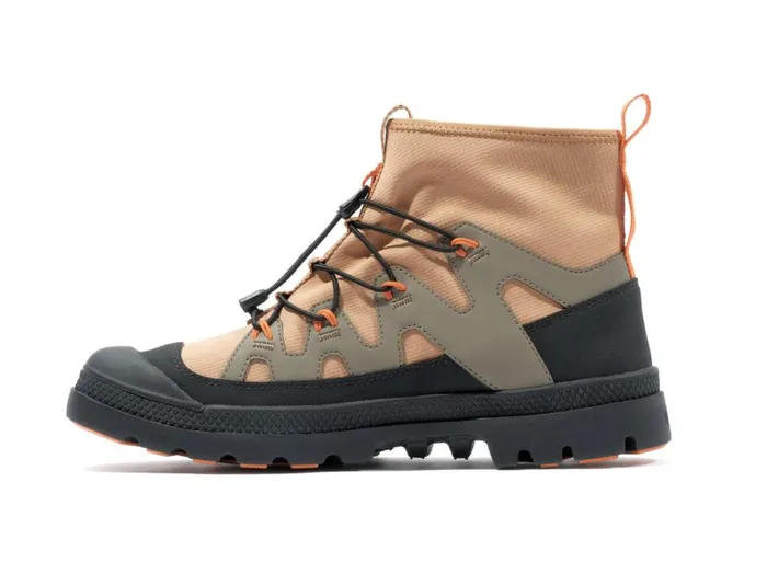 Kids PAMPA LITE XPLOR WP Woodlin PALLADIUM Boots Kids PAMPA LITE XPLOR WP Woodlin PALLADIUM Boots