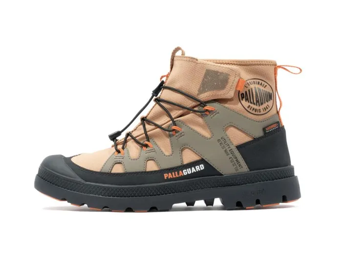 Kids PAMPA LITE XPLOR WP Woodlin PALLADIUM Boots Kids PAMPA LITE XPLOR WP Woodlin PALLADIUM Boots
