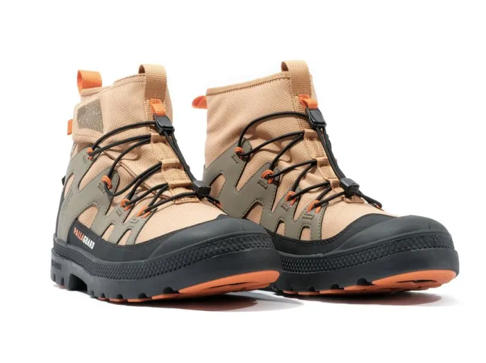 Kids PAMPA LITE XPLOR WP Woodlin PALLADIUM Boots Kids PAMPA LITE XPLOR WP Woodlin PALLADIUM Boots