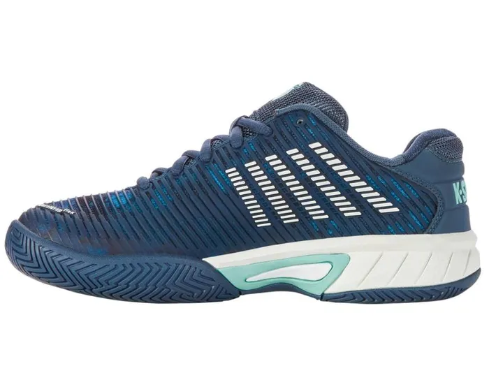 Kids Tennis KSwiss HYPERCOURT EXPRESS 2 Indian Tealstar Whi