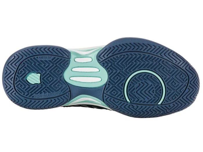 Kids Tennis KSwiss HYPERCOURT EXPRESS 2 Indian Tealstar Whi