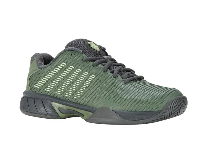 Kids Tennis KSwiss HYPERCOURT EXPRESS 2 Sea Sprayurban Chicsoft Neon Green