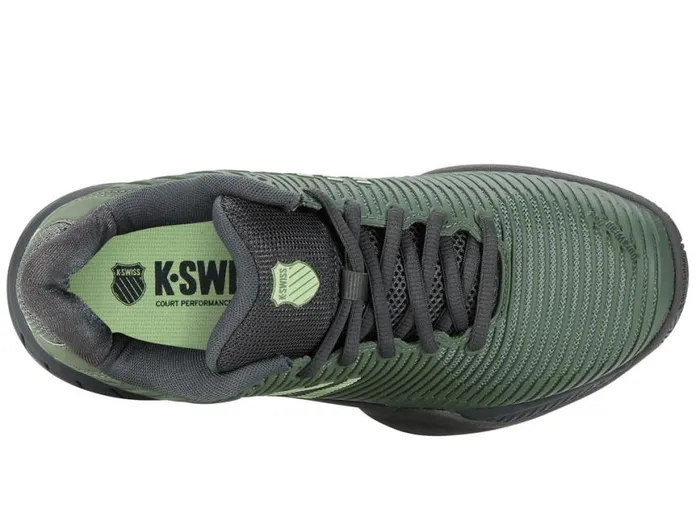 Kids Tennis KSwiss HYPERCOURT EXPRESS 2 Sea Sprayurban Chicsoft Neon Green