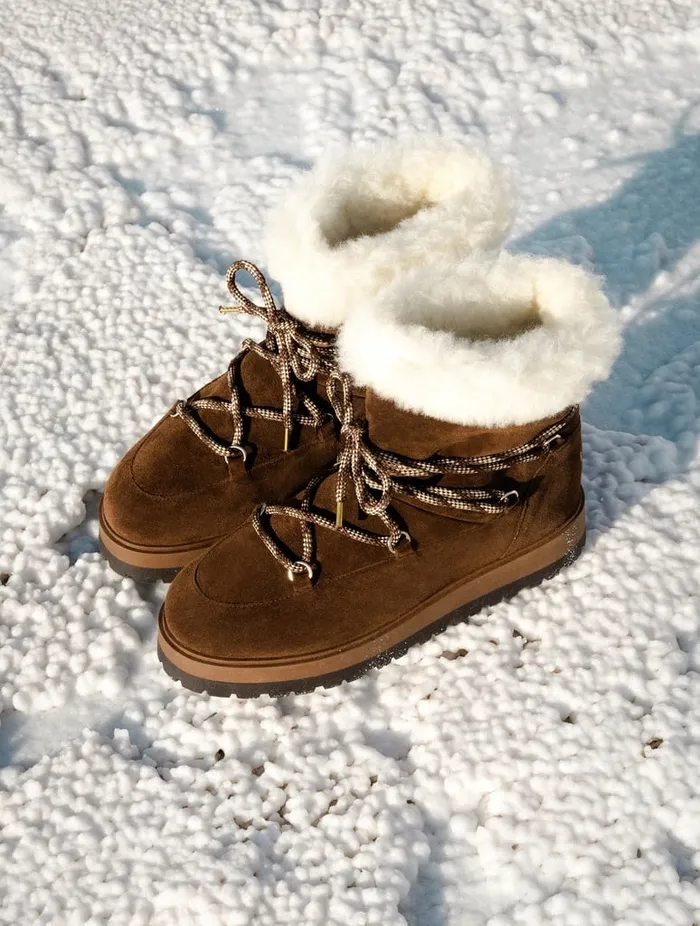 Kiruna Rockies Brown Women Bobbies Ankle Boots