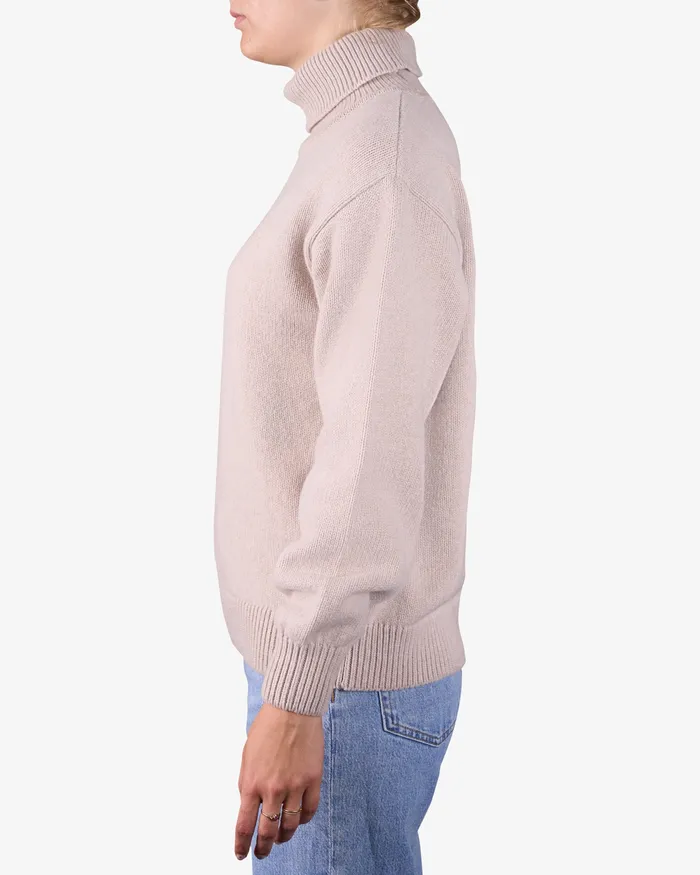 Knit Sweaters Merino Wool Turtleneck 8211 Pacific Blue Colorfulstandard Women