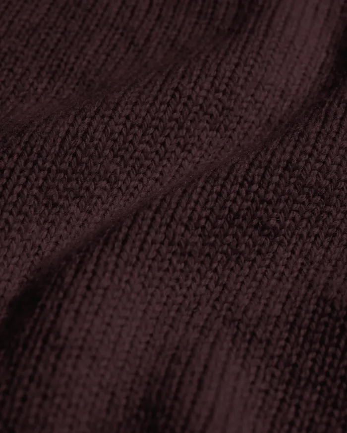 Knit Sweaters Women Oversized Merino Wool Crew 8211 Oxblood Red Colorfulstandard