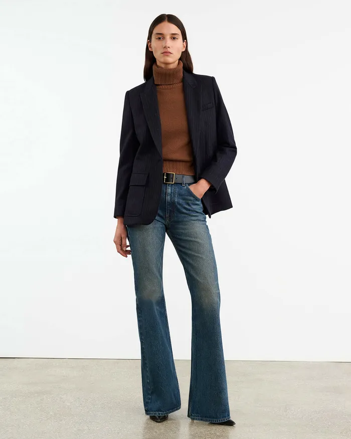 Knits and Sweaters HOLLYN CASHMERE TURTLENECK SWEATER Coffee 8211 Nili Lotan Women