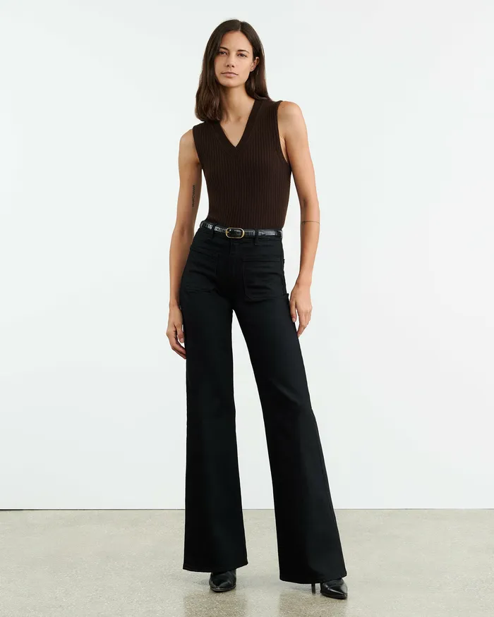Knits and Sweaters Women IKER CASHMERE VEST Espresso Nili Lotan