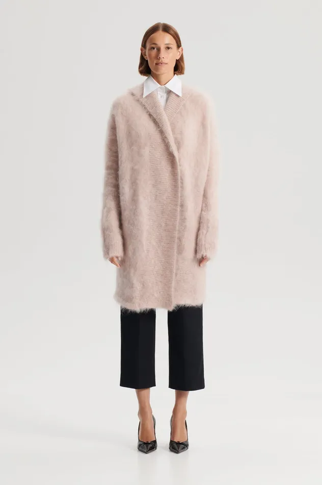 Knitwear BRUSHED MOHAIR CARDIGAN 3 MINK Scanlan Theodore Women