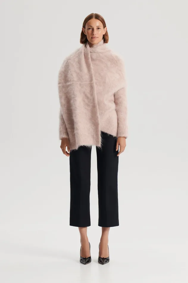 Knitwear BRUSHED MOHAIR CARDIGAN 3 MINK Scanlan Theodore Women Knitwear BRUSHED MOHAIR CARDIGAN 3 MINK Scanlan Theodore Women