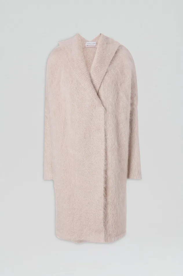 Knitwear BRUSHED MOHAIR CARDIGAN 3 MINK Scanlan Theodore Women Knitwear BRUSHED MOHAIR CARDIGAN 3 MINK Scanlan Theodore Women