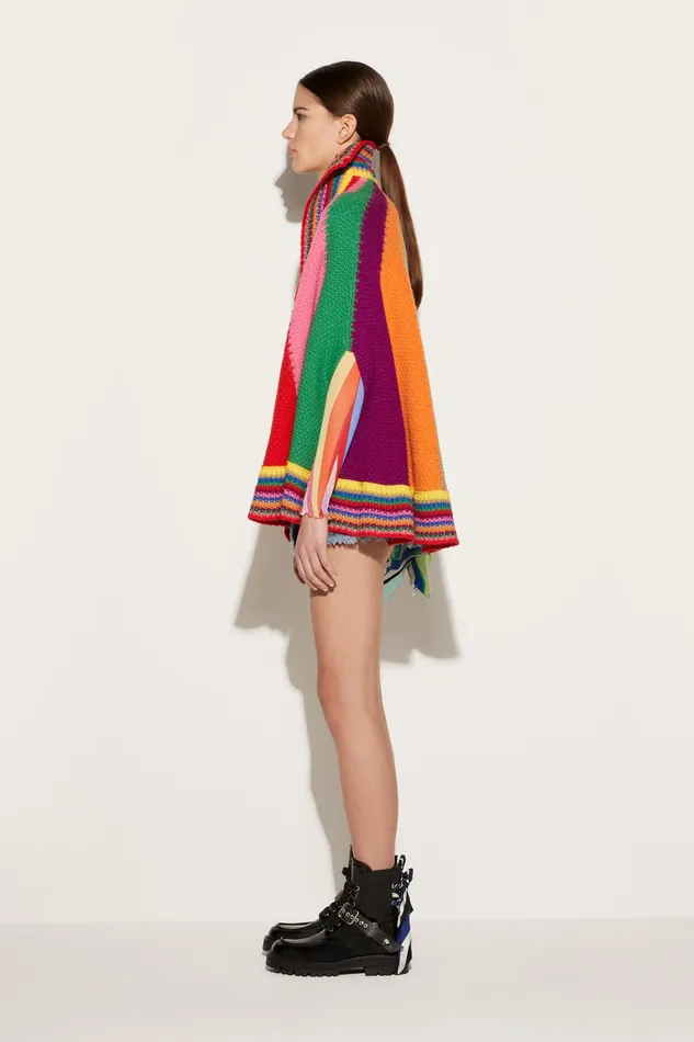 Knitwear Women PUCCI Colourblock Wool Cape
