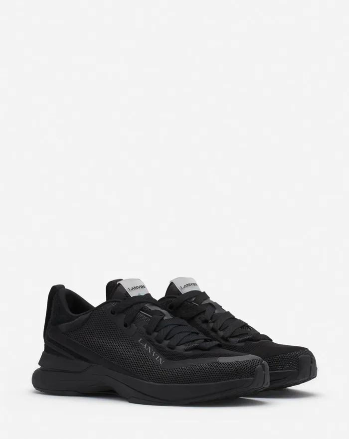 Li Mesh Sneakers Blackblack Men Lanvin Sneakers