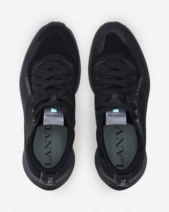 Li Mesh Sneakers Blackblack Men Lanvin Sneakers