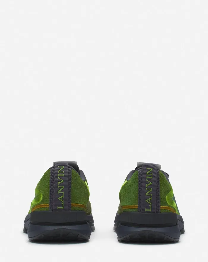 Li Mesh Sneakers Dark Greengreen Men Lanvin Sneakers