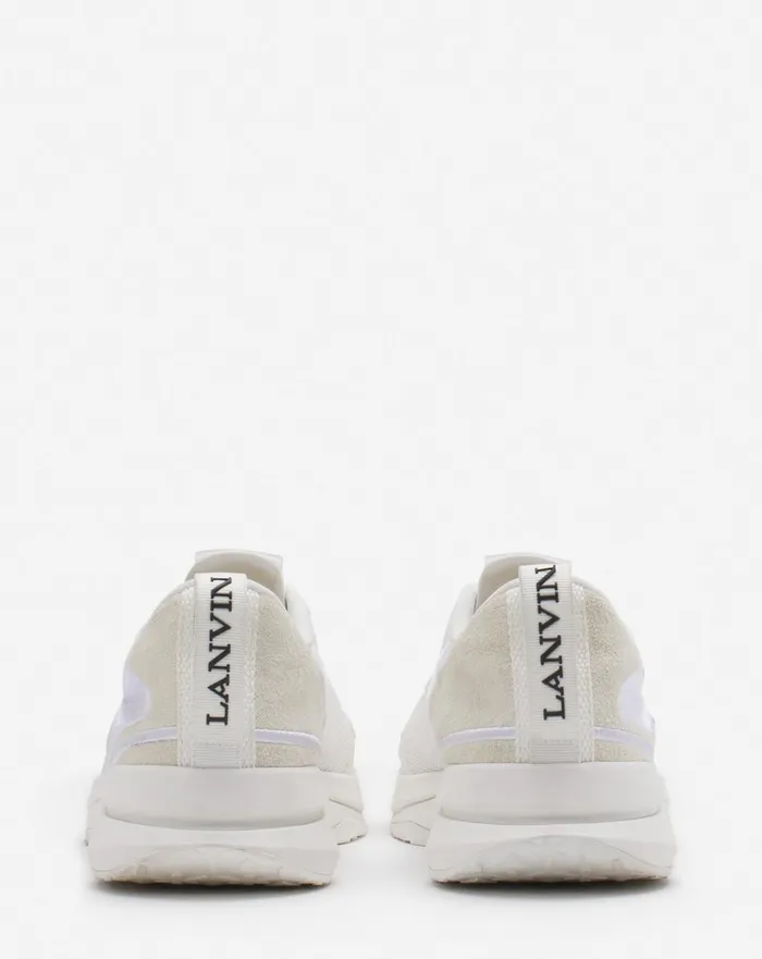 Li Mesh Sneakers Whitewhite Men Lanvin Sneakers