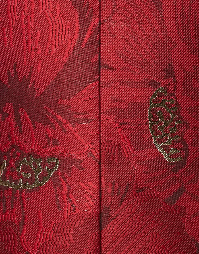 La Doublej 247 Jacket Ruby Red In Jacquard Women Outerwear