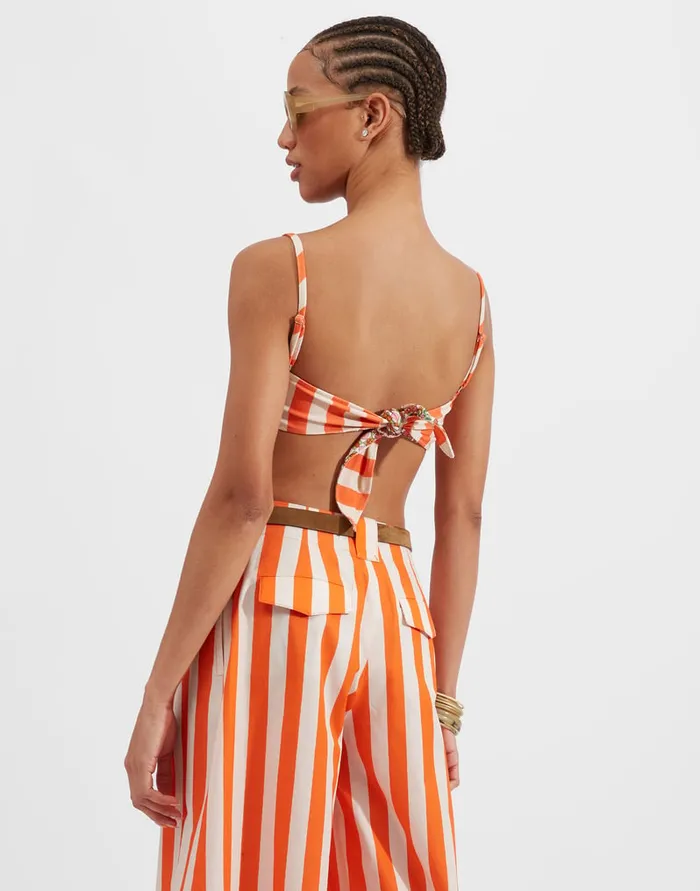 La Doublej 3Way Bandeau Top Riviera In Lycra Women Swimwear