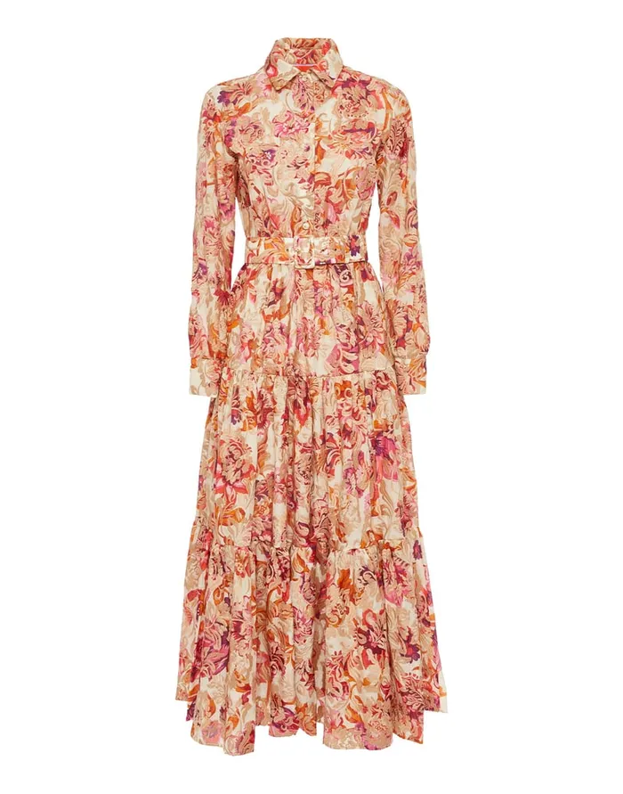 La Doublej Bellini Dress Hottie Cream In Embroidered Organza Women Dresses