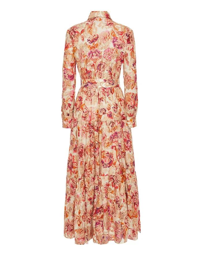 La Doublej Bellini Dress Hottie Cream In Embroidered Organza Women Dresses
