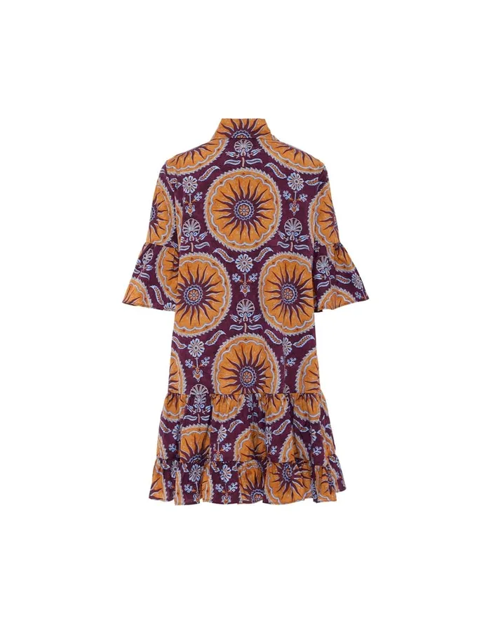 La Doublej Choux Dress Sovereign Purple In Summer Poplin Women Dresses